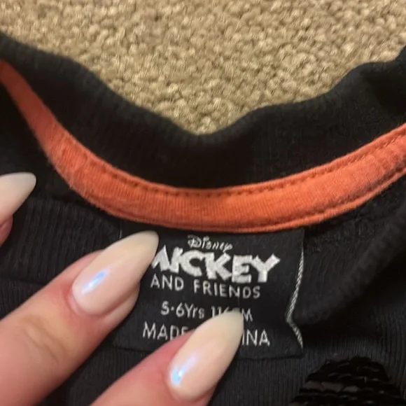 Disney Black and Orange Minnie Mouse Boo Sweatshirt - Picture 3 of 3